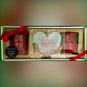 2 candles and car air freshener gift set for your love